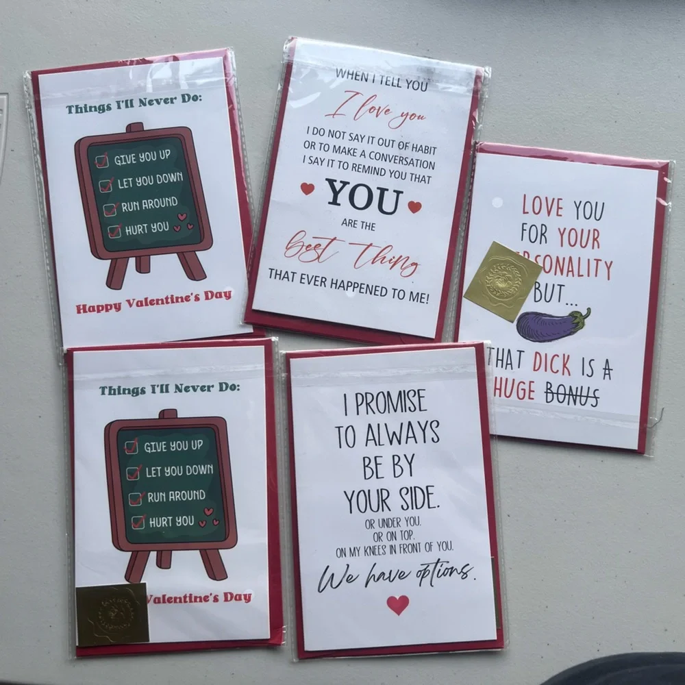 Valentine's Day Greeting Card Set